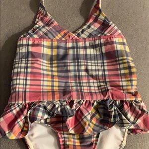 **SOLD** Ralph Lauren 18M plaid one piece swimsuit